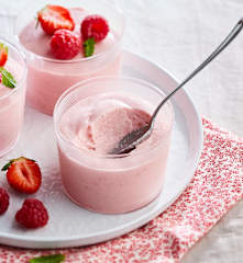 Mousse aux fruits rouges