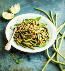 Tam Hua (Haricots verts thaïs aux cacahuètes)