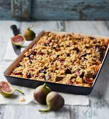 Crumble pommes-figues