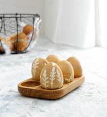 Orange Dyed Eggs