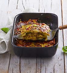 Lasagna di zucchine al pesto