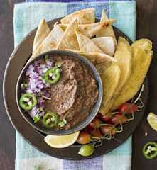 Dip de porotos negros TexMex