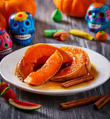 Pumpkin in Piloncillo Syrup