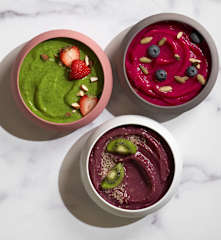 Bols de smoothie vert (Matthew Kenney)