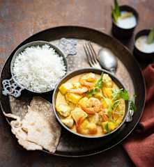 Curry poulet-crevettes-ananas