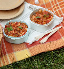 Wegańskie leczo z ryżem