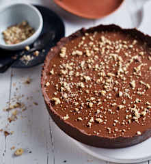 Schoko-Haselnuss-Tarte