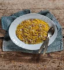 Tajarin salsiccia e finocchi