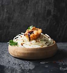 香脆温泉蛋配卷心菜