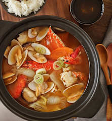 味噌海鲜煲