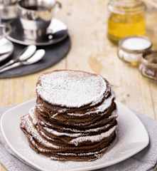 Pancakes banana e cioccolato