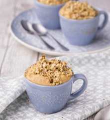 Mousse al caffè con granella di nocciola