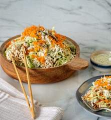 Speedy Chicken coleslaw salad (Thermomix®️ Cutter)