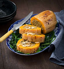 Savoury stuffed pumpkin