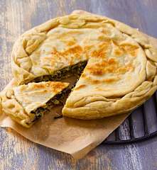 Torta di bietole e pecorino in padella