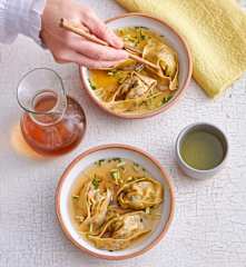 Ravioli chinois aux champignons