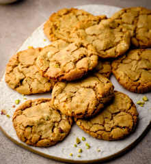 Pistachio and White Chocolate Cookies