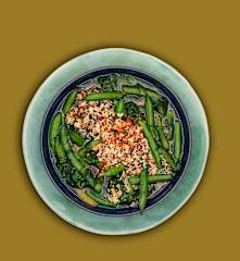 Bohnen-Spinat-Eintopf mit Quinoa