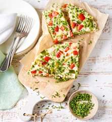 Erbsen-Frittata