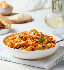 Tomato Basil Chicken Fettuccine