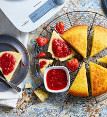 Compote de fraises - Gâteau au yaourt