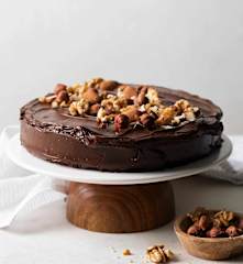 Čokoládový dort s oříškovým krémem (bez lepku)