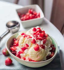 Ananas fraise melba