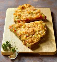 Schiacciata integrale ai pomodori