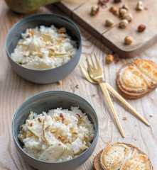 Salade de céleri aux poires et noisettes