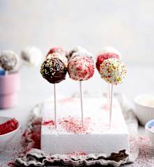 Cake pops de chocolate