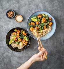 Soba noodle mee goreng