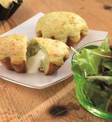 Sformatini di zucchine e Parmigiano Reggiano