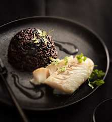 Cabillaud et riz vénéré