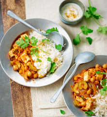 Curry de pois chiches au tofu