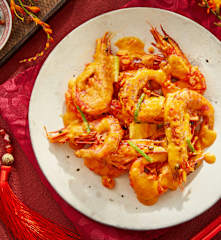 金沙咸蛋黄焗大虾