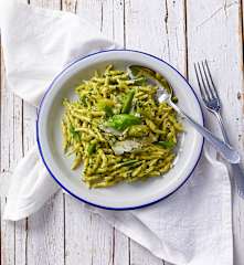 Trofie al pesto con patate e fagiolini