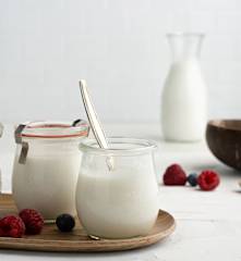 Iogurte vegan de coco