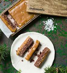 Turrón de chocolate y caramelo salado