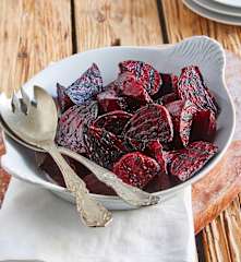 Steamed and Grilled Beets
