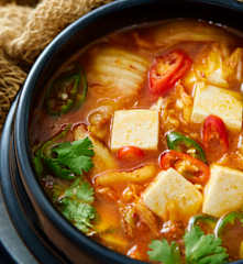 Kimchi Tofu Soup