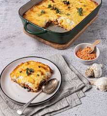 Lentil moussaka