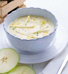 Vichyssoise com maçã verde