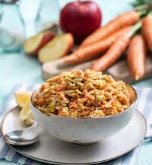 Surówka z marchewki i pora