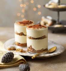 Vanillekipferl-Tiramisu im Glas
