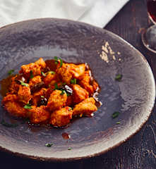 Bocconcini di pollo alla cacciatora con olive