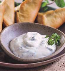 Molho de iogurte e hortelã