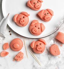 Marzipan Glücksschweinchen