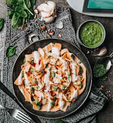 Pâtes de lentilles corail