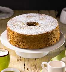 Chiffon cake al té verde matcha