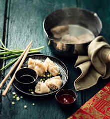 Ravioli au porc et chou chinois